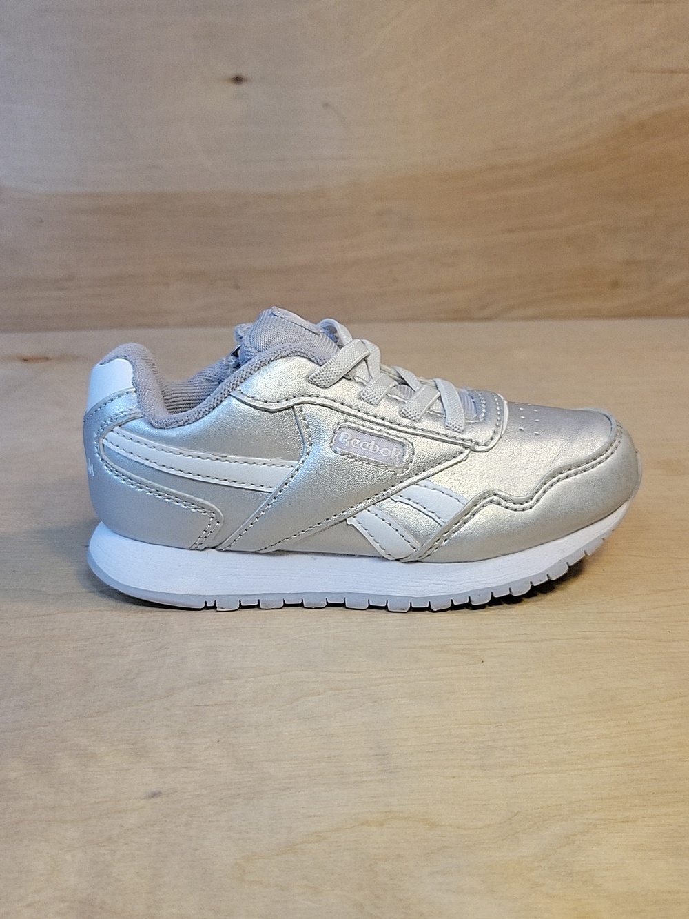 Reebok Classic Royal Glide Silver No Tie Lace Shoes